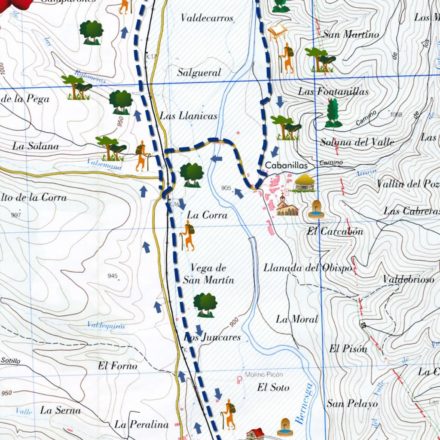 Mapa Ruta Campos del Bernesga