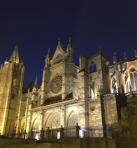 Catedral por la noche