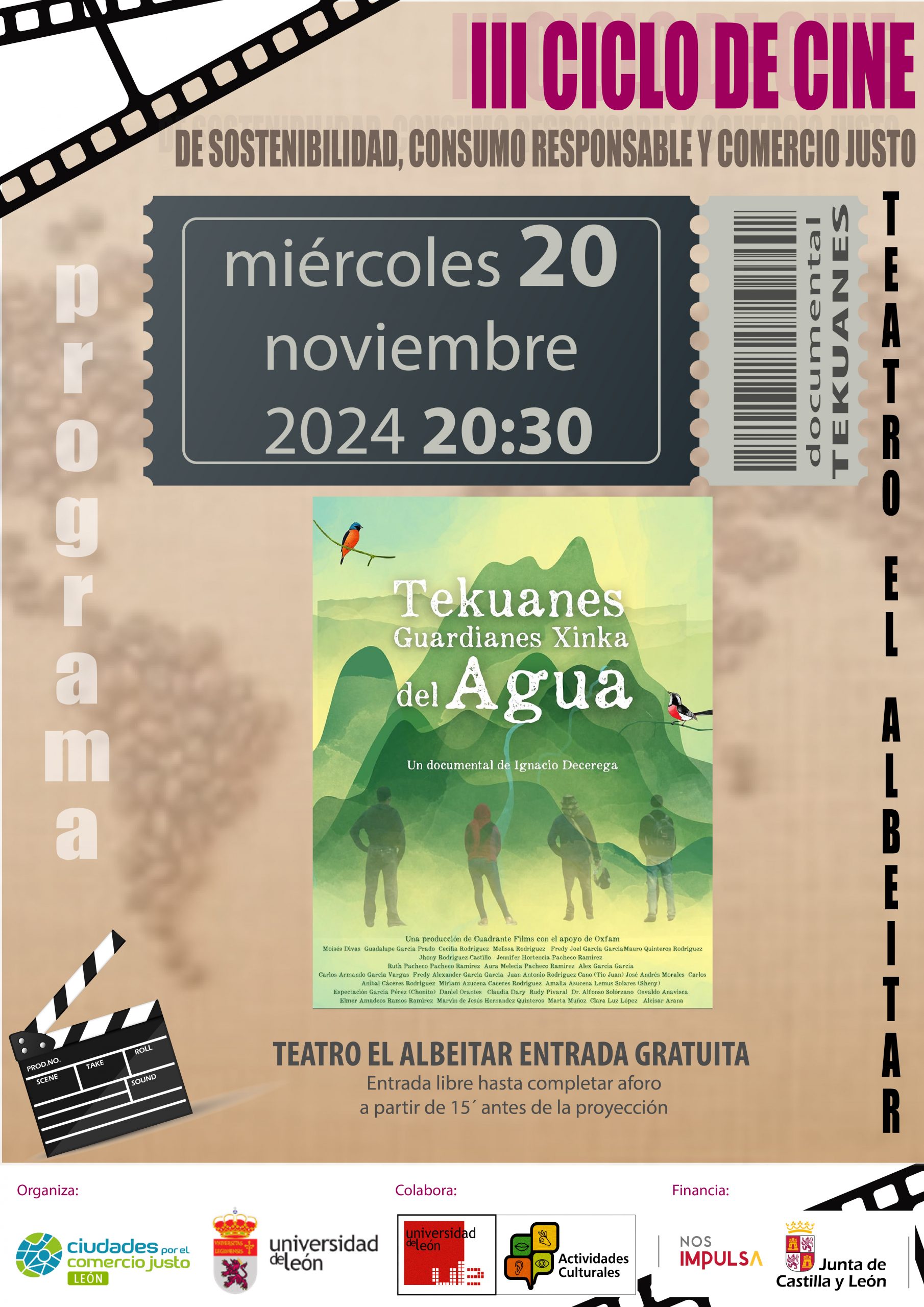 CINE DOCUMENTAL "TEKUANES, GUARDIANES XINCA DEL AGUA"