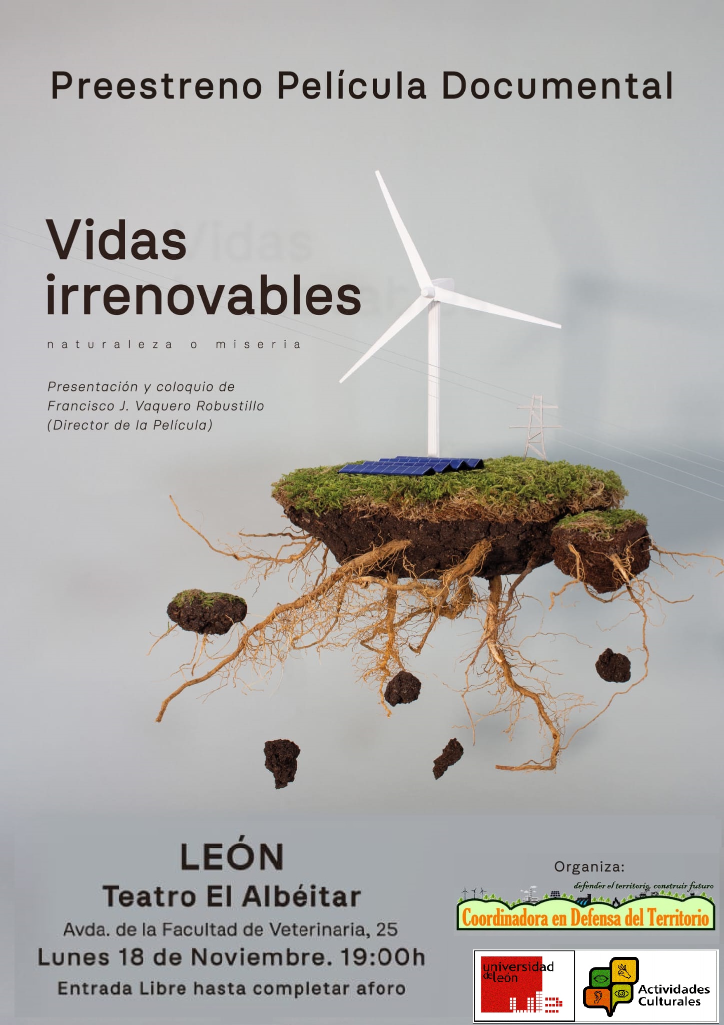 PELÍCULA DOCUMENTAL "VIDAS IRRENOVABLES"