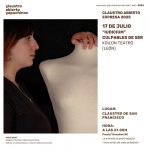 “IUDICIUM. Culpables de ser”. Ciclo CLAUSTRO ABIERTO “Expresa”